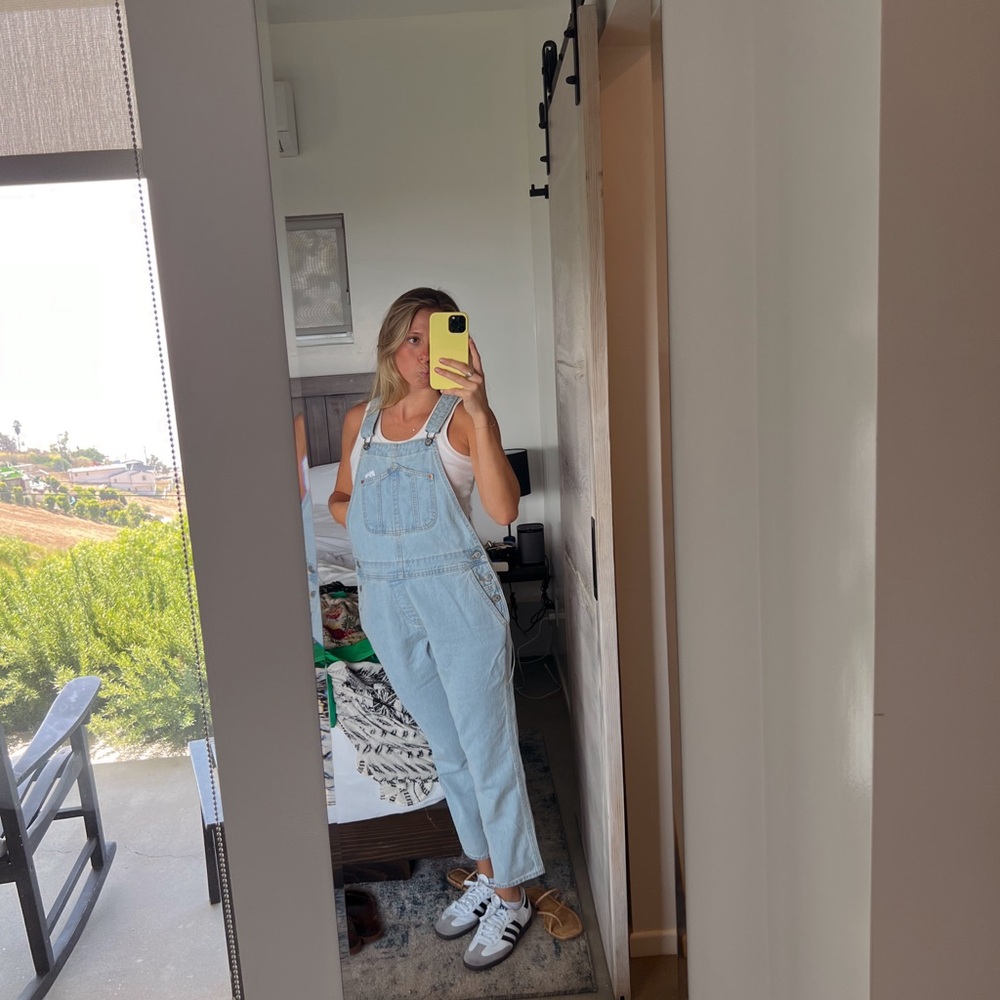 Old Navy Light Blue Denim Overalls